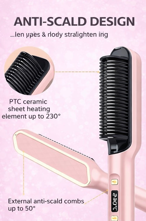 PINK STRAIGHTENER HAIR