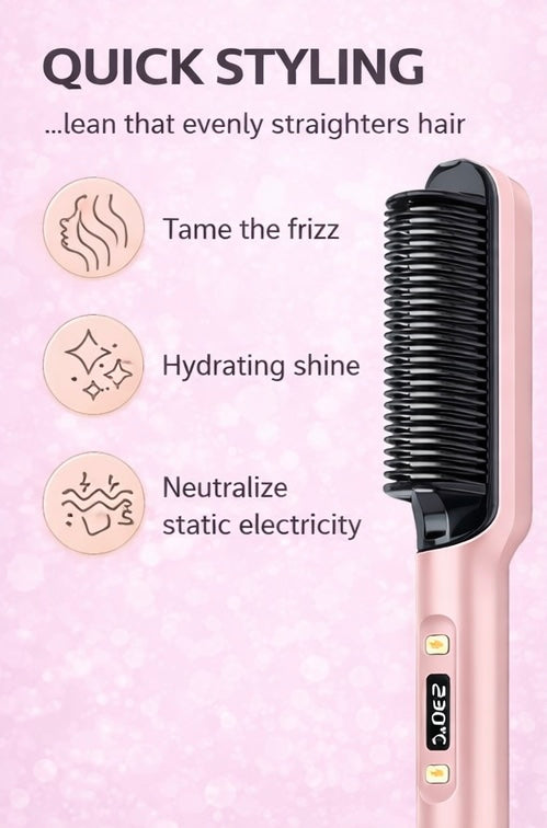 PINK STRAIGHTENER HAIR