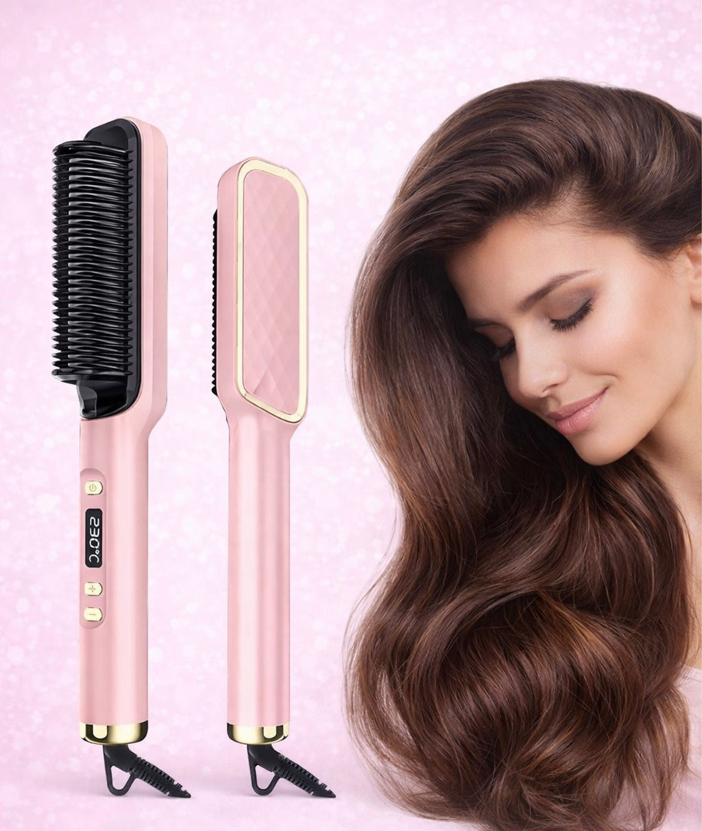 PINK STRAIGHTENER HAIR