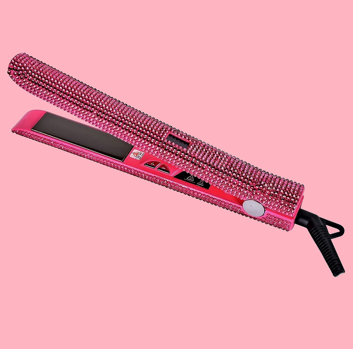 Bling glitter hair straightener