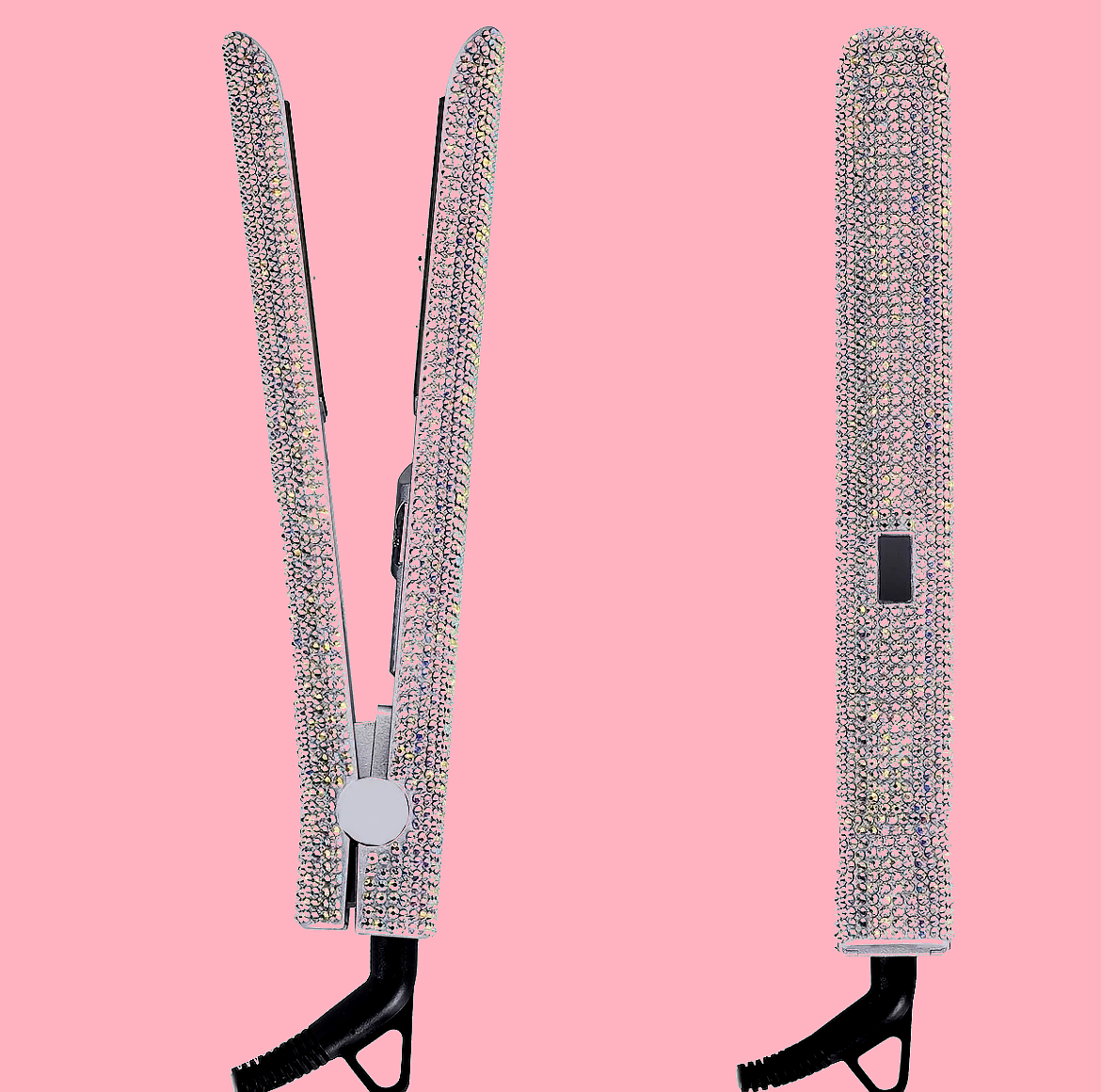 Bling glitter hair straightener